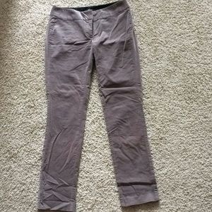 Gray velvet LOFT dress pants